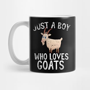 Just A Boy Who Loves Goats Mug